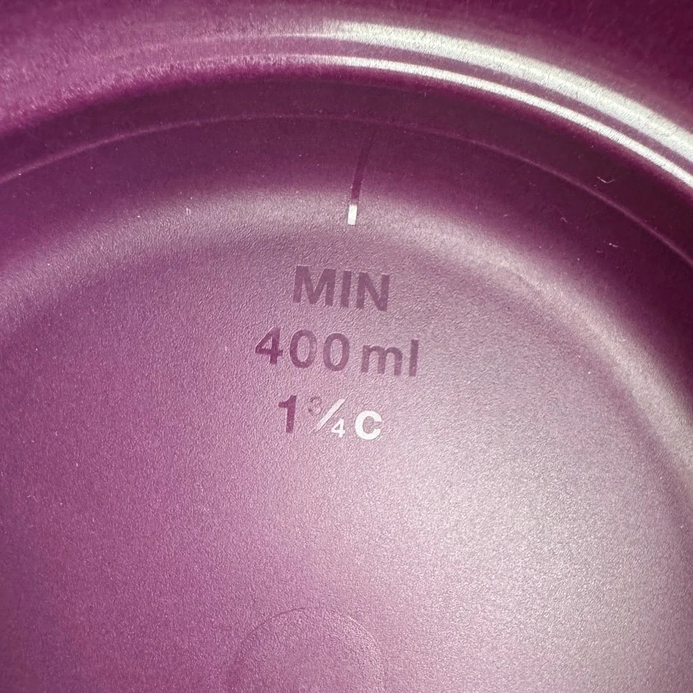 Tupperware Purple SMART STEAMER 4 Pc. Microwave Cooker Set